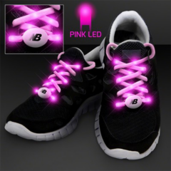 Light Up Shoelaces - ledlacespink