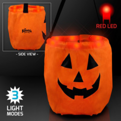 LED Pumpkin Halloween Bag - ledpumpkintrickortreathalloweenbag