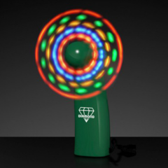 Light Up Mini Fan - lightupminifangreen
