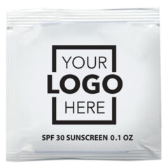 Small Sunscreen Packets SPF30 - lk1430-white