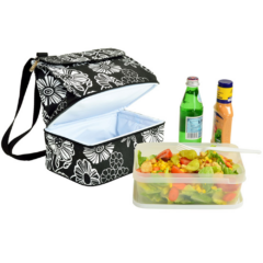 Lunch Cooler with Shoulder Strap - lunchcoolerbottomopen