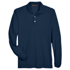 Harriton Men’s 5.6 oz Easy Blend™ Long Sleeve Polo - m265l_54_z_FF