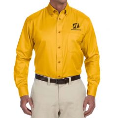 Harriton Long Sleeve Oxford Dress Shirt - Sunray Yellow