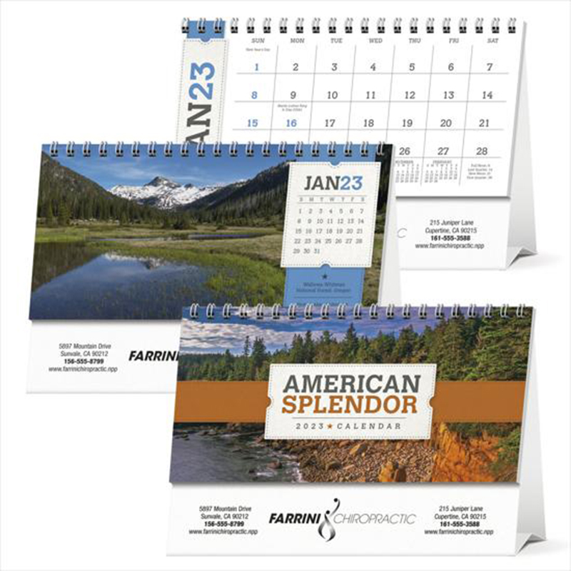 American Splendor Desktop Calendar - main