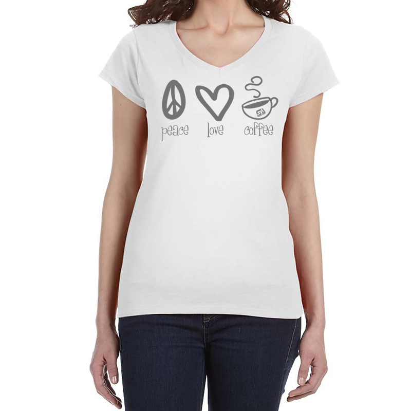 Gildan® Ladies’ SoftStyle® Fitted V-Neck T-Shirt - main