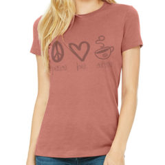 Bella + Canvas Women’s Slim Fit Tee - mauve