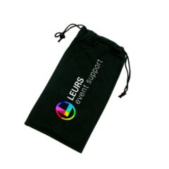 Bouton® Zenon Over The Glass Clear Glasses - microfiber pouch full color imprint