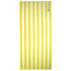 Midweight Cabana Beach Towel - midweightcabanastripeyellow