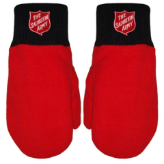 Fleece Mittens - mittensred