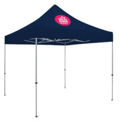 Deluxe 10′ x 10′ Event Tent Kit with One Location Full-Color Imprint - navy
