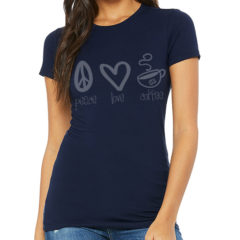 Bella + Canvas Women’s Slim Fit Tee - navy