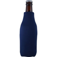 FoamZone Zippered Bottle Cooler - navy blue