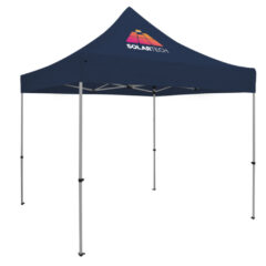 Premium 10′ x 10′ Event Tent Kit with One Location Full-Color Imprint - navy1