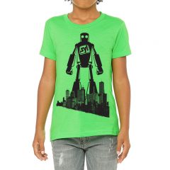 Bella + Canvas – Youth Unisex Jersey Short Sleeve Tee - neonGreen