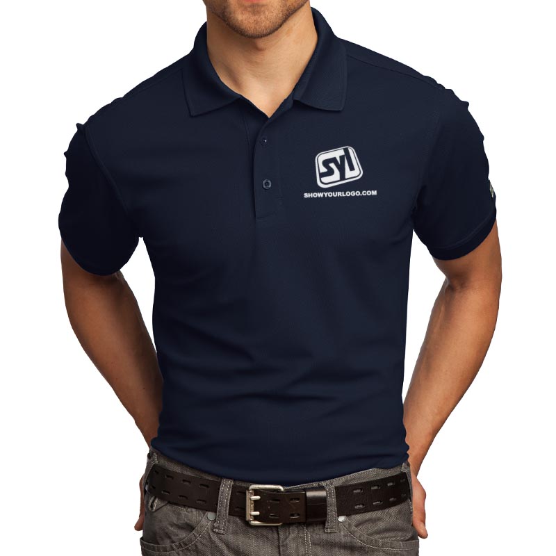 Ogio Caliber Custom Embroidered Polo - Navy Blue