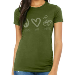 Bella + Canvas Women’s Slim Fit Tee - olive