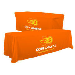 Convertible Table Throw – 6′ – 8′ - orange