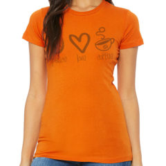 Bella + Canvas Women’s Slim Fit Tee - orange