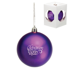 Ornament – Shatter Resistant - ornpurple
