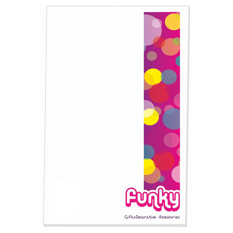 Adhesive Note Pad – 5″ x 8″ | 25 sheets - 52158 Sticky Notes 25 Sheets