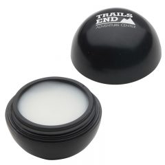 Well-rounded lip balm with logo - Black