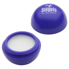 Well-rounded lip balm with logo - Blue