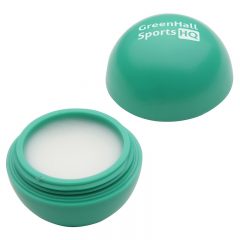 Well-rounded lip balm with logo - Green