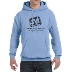 Hanes PrintPro Custom Printed Hoodie Sweatshirts - Light Blue