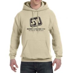 Hanes PrintPro Custom Printed Hoodie Sweatshirts - Sand