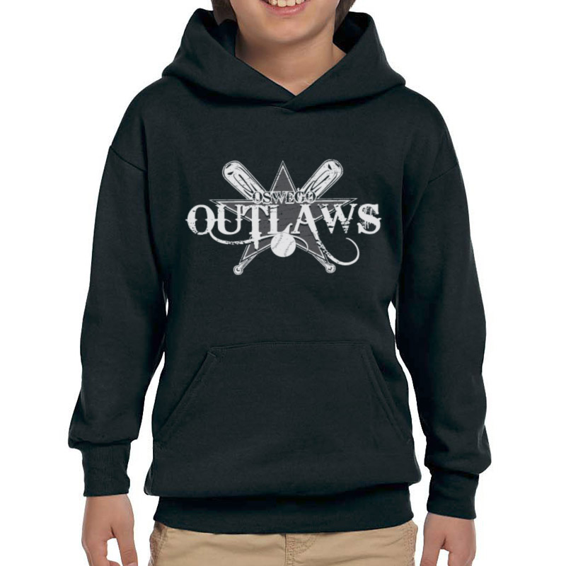 Youth Hanes PrintProXP Hooded Sweatshirts - Black