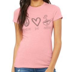 Bella + Canvas Women’s Slim Fit Tee - pink