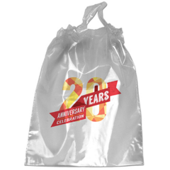 Plastic Drawstring Shopping Bag - polydrawbagmulticolor