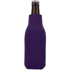 FoamZone Zippered Bottle Cooler - purple new