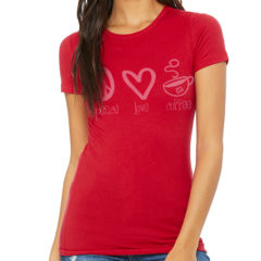 Bella + Canvas Women’s Slim Fit Tee - red