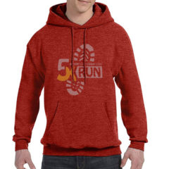 Hanes – Ecosmart® Hooded Sweatshirt - red pepper heather