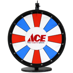 Tabletop Prize Wheel – Dry Erase - redwhiteblueprizewheel