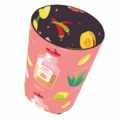 Reversible Can Cooler - reversable can cooler
