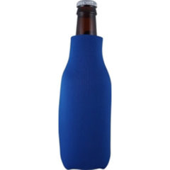 FoamZone Zippered Bottle Cooler - royal blue