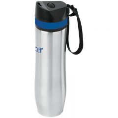 Persona Stainless Steel Vacuum Water Bottle – 20 oz - Blue