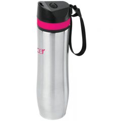 Persona Stainless Steel Vacuum Water Bottle – 20 oz - Hot Pink