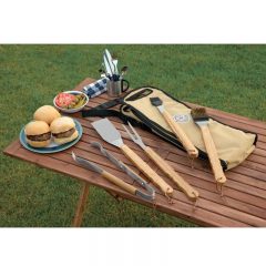 Bamboo BBQ Set -5 pc - In Use