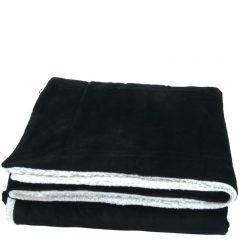 Oversize Sherpa Blanket - Black
