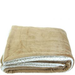 Oversize Sherpa Blanket - Tan
