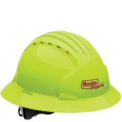 Evolution 6161 Full Brim Hi-Vis Hard Hat - Green