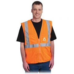 Value Mesh Vest – 4 Pocket - Orange
