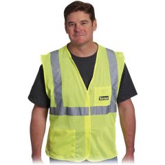 Value Mesh Vest – 2 Pocket - Yellow