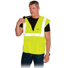 Solid Breakaway Vest with 3 Pockets - Yellow