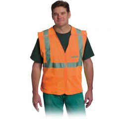 Mesh Breakaway Vest with 3 Pockets - Orange