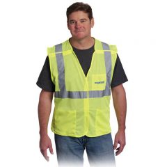 Mesh Breakaway Vest with 3 Pockets - Yellow