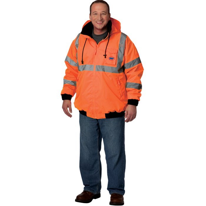 Bomber Style Jacket - Orange